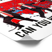 Trump danst betere dekking dan 5G kun je horen Poster (Hoek)