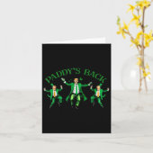 Trump danst grappige St Patricks Day Drink paddy Kaart (Gele Bloem)