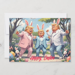 Trump danst met Pasen Feestdagenkaart