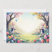 Trump danst met Pasen Feestdagenkaart (Achterkant)