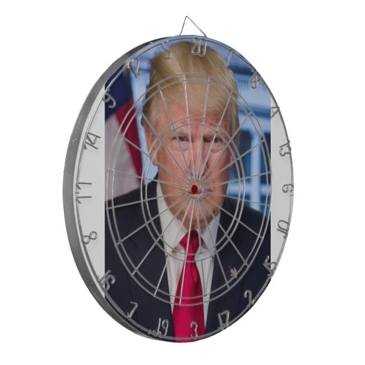 Trump Dartboard Dartbord (Voorkant Links)