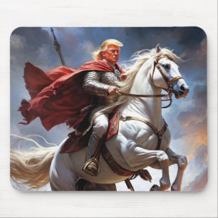 Trump de Amerikaanse Knight Jigsaw Puzzle Muismat