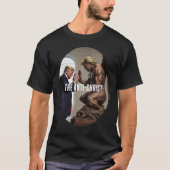 Trump de anti-Christus bidden T-shirt (Voorkant)