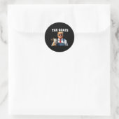 Trump De Geiten Mega Farming Grappig Mannen Vrouwe Ronde Sticker (Tas)