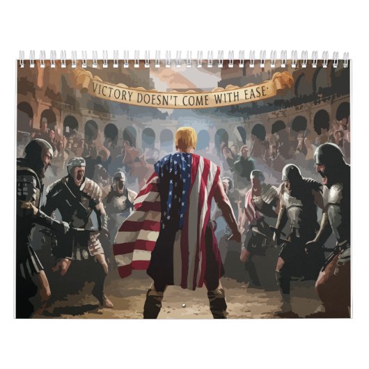 Trump de Gladiator Kalender (Hoes)