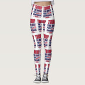Trump de grote Amerikaanse Comeback Leggings (Voorkant)