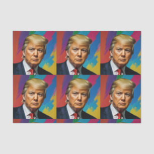 Trump de kleur tissuepapier