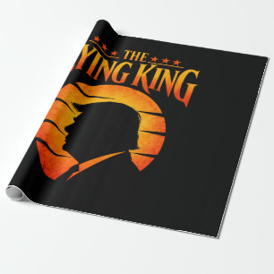 Trump De Leugenachtige Koning Sarcastische Humor Cadeaupapier
