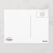 Trump: De missie is mislukt. Briefkaart (Achterkant)