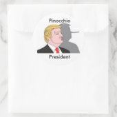 Trump de Pinocchio President sticker (Tas)