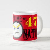 Trump de terminator grote koffiekop (Voorkant rechts)