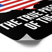 Trump De Ware President Van De Wereld 1 Poster (Hoek)