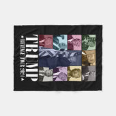 Trump De Wraak Tour 2024 Grappig Fleece Deken (Voorkant (Horizontaal))