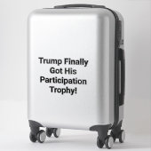 Trump Deelnemers Trofee Hankamer Artjunkhaus Sticker (Koffer)