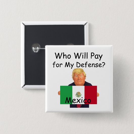 Trump Defence Button (Voorkant /achterkant)