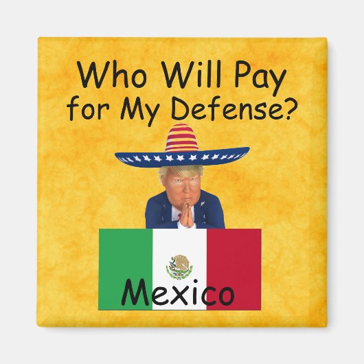 Trump Defence Magnet (Voorkant)