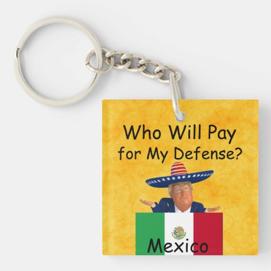 Trump Defence Sleutelhanger (voorkant)