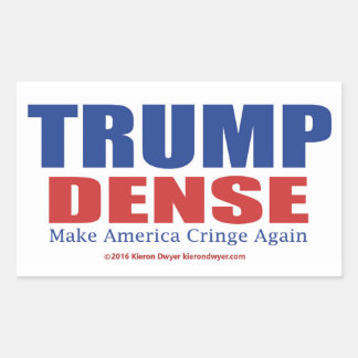 Trump Dense 2016 Rechthoekige Sticker