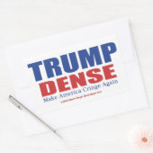 Trump Dense 2016 Rechthoekige Sticker (Envelop)