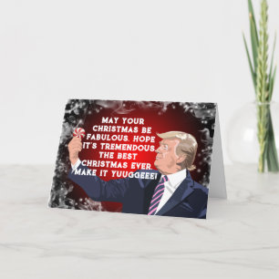 Trump deplorable Funny Kerstmis Feestdagen Kaart