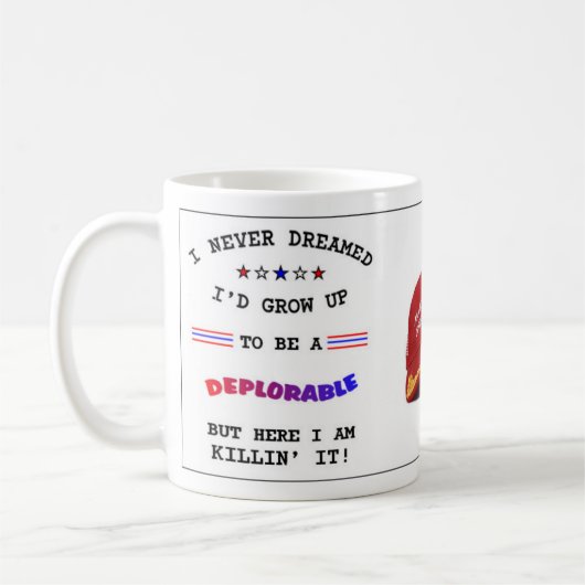 Trump "DEPLORABLE" Koffiemok (Links)