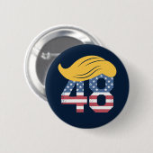 Trump derde termijn Trump 2028 Ronde Button 5,7 Cm (Voorkant /achterkant)