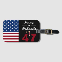 Trump Desantis 2024 Bagagelabel