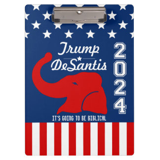 TRUMP DESANTIS 2024 BIBLICAL KLEMBORD