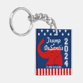 TRUMP DESANTIS 2024 BIBLICAL SLEUTELHANGER (Voorkant Links)