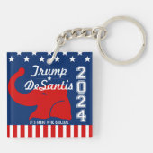 TRUMP DESANTIS 2024 BIBLICAL SLEUTELHANGER (Achterkant)