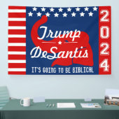 TRUMP DESANTIS 2024 BIBLICAL SPANDOEK (Beurs)
