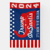 TRUMP DESANTIS 2024 BIBLICAL SPANDOEK (Verticaal)