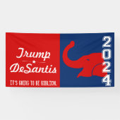 TRUMP DESANTIS 2024 BIBLICAL SPANDOEK (Horizontaal)