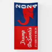 TRUMP DESANTIS 2024 BIBLICAL SPANDOEK (Verticaal)