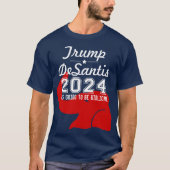TRUMP DESANTIS 2024 BIBLICAL T-SHIRT (Voorkant)