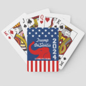 TRUMP DESANTIS 2024 BIJBELS POKERKAARTEN (Achterkant)