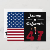 Trump Desantis 2024 Briefkaart (Voorkant / Achterkant)