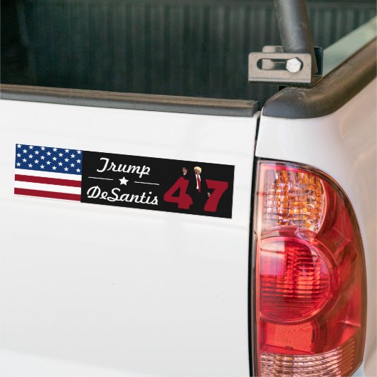 Trump Desantis 2024 Bumpersticker (Op Truck)