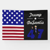 Trump Desantis 2024 Spandoek (Horizontaal)