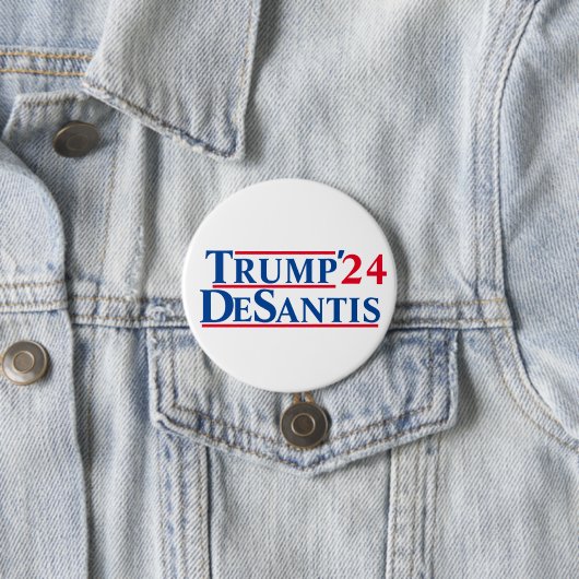 Trump / DeSantis '24 Ronde Button 7,6 Cm (In situ)