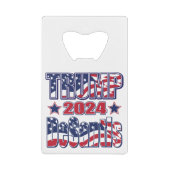 Trump-DeSantis Creditkaart Flessenopener (Voorkant)