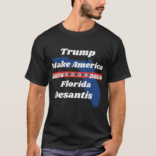 Trump, Desantis, T-shirt (Voorkant)