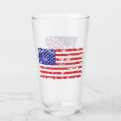Trump DeSantis voor President 2024 Glas (Achterkant)
