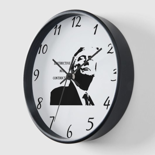 Trump/Destructive Not Constructive Clock (Hoek)