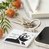 Trump/Destructive Not Constructive Keychain (Voorkant Rechts)