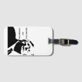 Trump/Destructive Not Constructive Luggage Bag Bagagelabel (Voorkant (horizontaal))