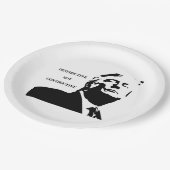 Trump/Destructive Not Constructive Paper Plate Papieren Bordje (Gekanteld)