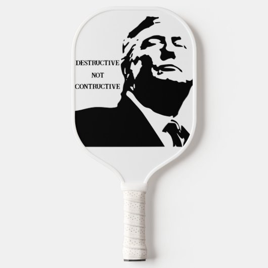 Trump/Destructive Pickleball Paddle (Voorkant)