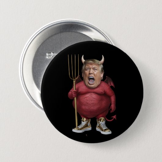 Trump Devil Button (Voorkant /achterkant)