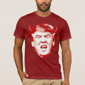Trump Devil Head - Anti-Trump - T-shirt (Voorkant)